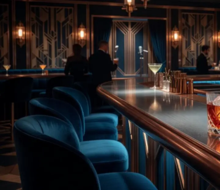 Autorski bar w klimacie art déco z sygnowanymi koktajlami